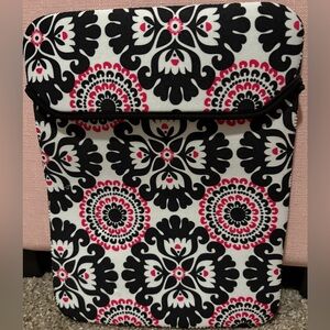 Black and White Patterned iPad Sleeve